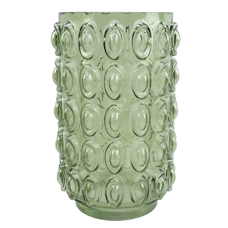 Leaf 30cm Green Retro Bubble Vase Green 30cm 0