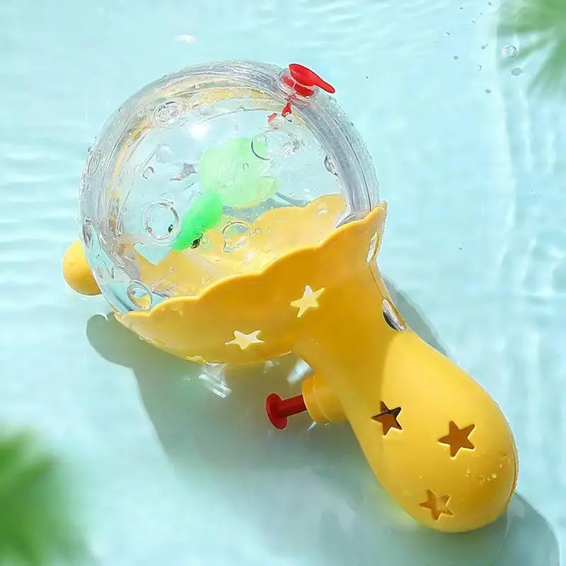 【RANTS BETTER】Water Gun Light Cartoon Spray Machine Bath Splashing Toys for Boys Kids Summer Outdoor Swimming Party Toy Children's Day Gifts 4