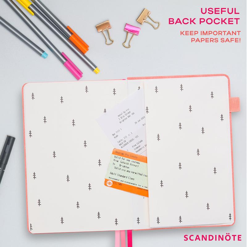 Scandinote A5 Bullet Dotted Journal - Pink 5