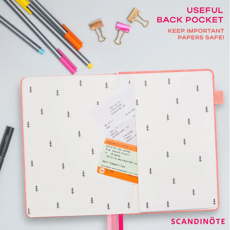 Scandinote A5 Bullet Dotted Journal - Pink 5