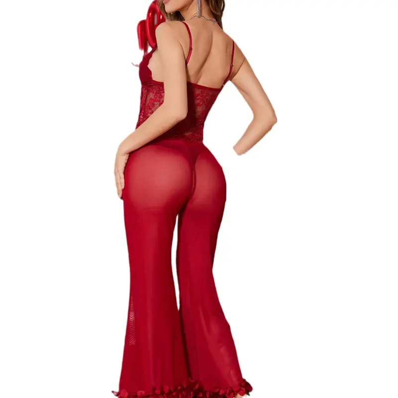 Sexy lingerie, sexy women's mesh, perspective love lingerie, home clothes 3