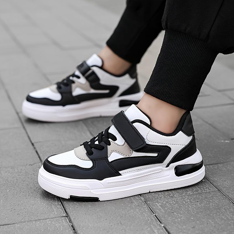 Casual Comfortable Low Top Sneakers For Boys, Wear-resistant Non-slip Skateboard Shoes For All Seasons 3