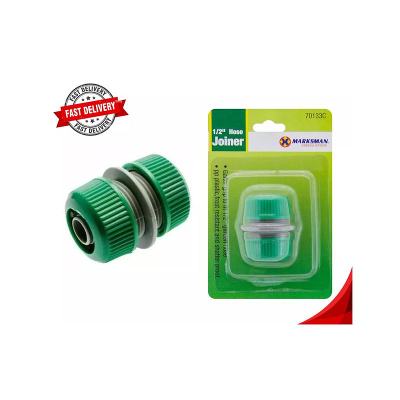 1/2" Leak-Proof Hose Connector | Durable Garden Hose Joiner | Marksman Joiner 3
