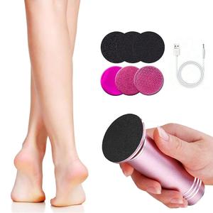 Rechargeable Electric Foot File, 1 Set Portable Foot Dead Skin Remover, Multifunctional Personal Foot Care Tool for Home & Nail Salon, Christmas Essentials, Nail Supplies, Christmas, Fall, Ideal Winter Gift