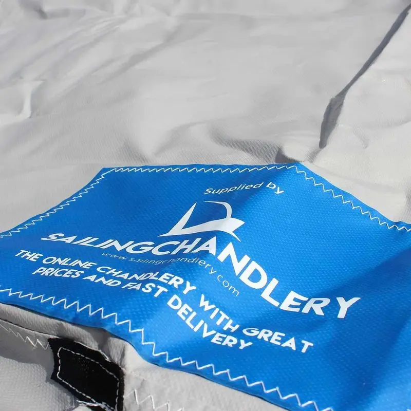 Solo Boat Cover - Boom Up - PVC Grey 6