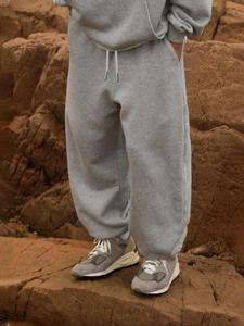 Men's Solid Color Straight Leg Pants, Casual Comfy Loose Fit Trousers for Summer, Fashion Men's Bottoms for Daily Wear