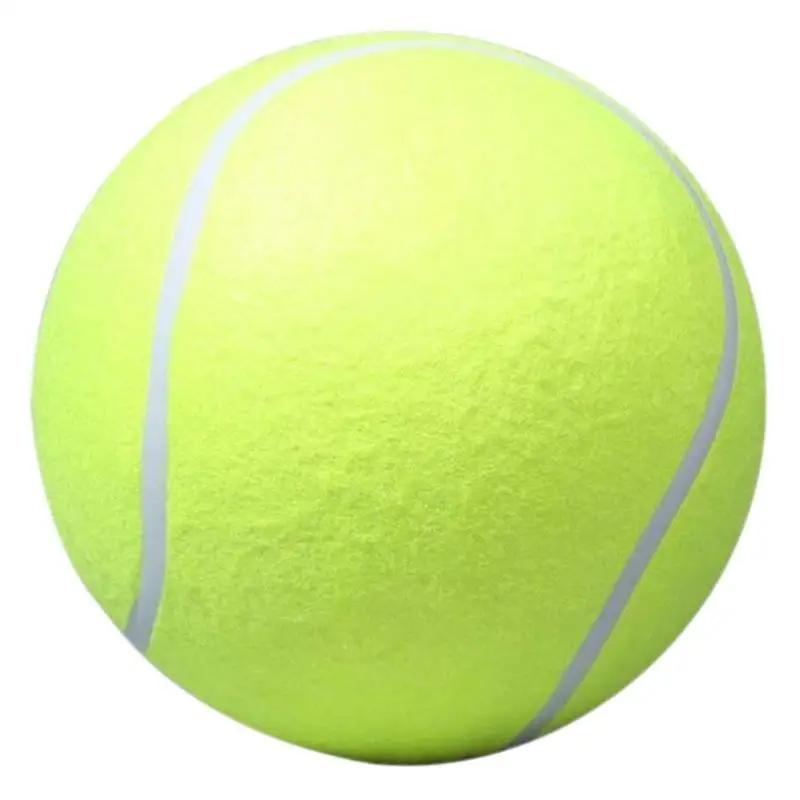 Product Introduction of NEW 7/8/9.5Inch Dog Tennis Ball Giant Pet Toys for Dog Chewing Toy Signature Mega Jumbo Kids Ball Training Supplies Dropship Plush 3