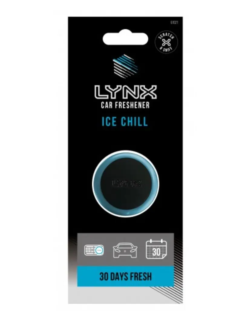Product Introduction of Lynx Ice Chill Mini Vent Air Freshener - Refreshing Fragrance 7