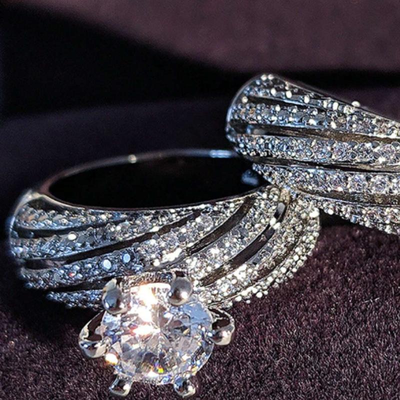 engagement ring set for women, popular proposal jewelry set for men, suitable for daily wear valentine's day gift 3