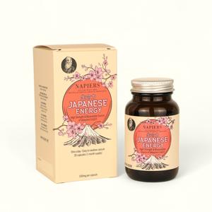 Napiers Japanese Energy- A High Strength and Bioavailable Source of CoQ10 - Supplements for men and women