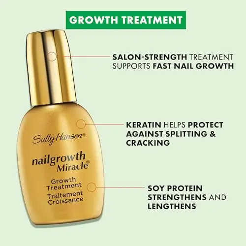 Sally Hans- Nailgrowth Miracle Clear, 0.45 Fl Oz, 0.45 Oz 4