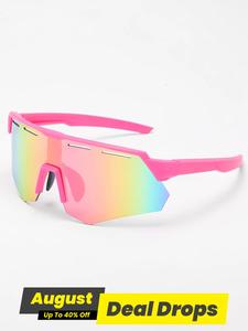 Unisex Ombre Sports Sunglasses, Trendy Anti-UV Cycling Glasses, Fashionable Sports Eyewear for Fishing Outdoor Activities, Photochromic Cycling Glasses, Outdoor Sports Gear, Bike Accessories, Biking Sunglasses