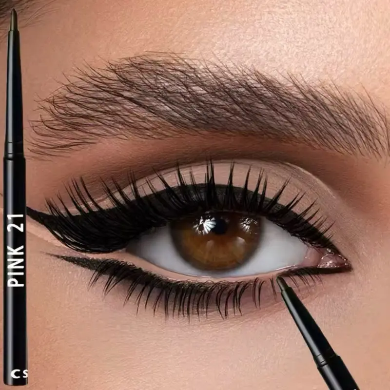 3pcs Waterproof Black Eyeliner Pencils-Smudge-Proof, Long-Lasting &Beginner-Friendly Eye Makeup Cosmetic 1