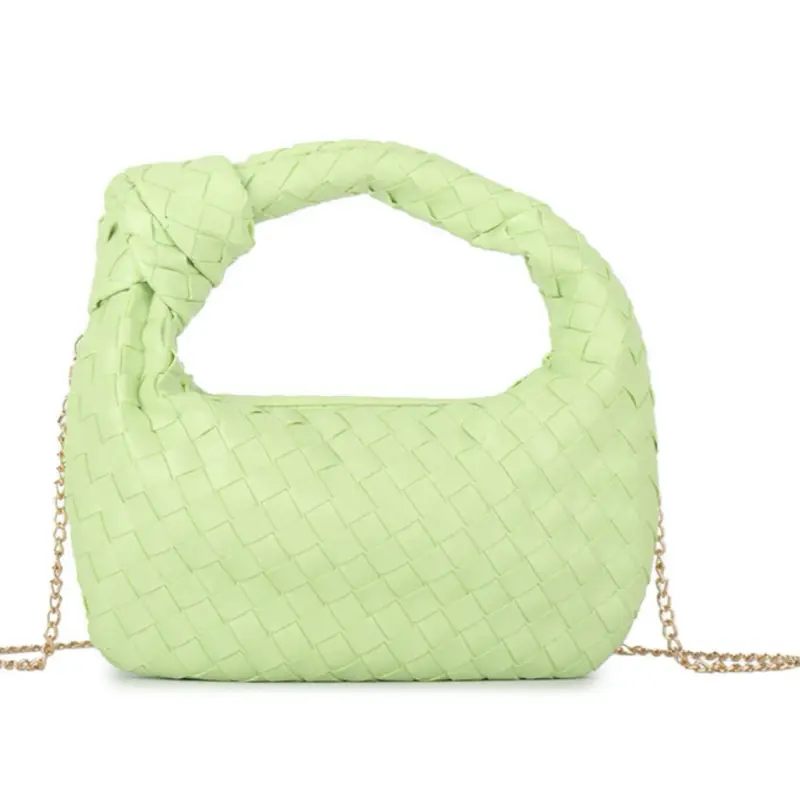 Carrie Woven Knot Handbag- Matcha Green- by Aura Studio 1
