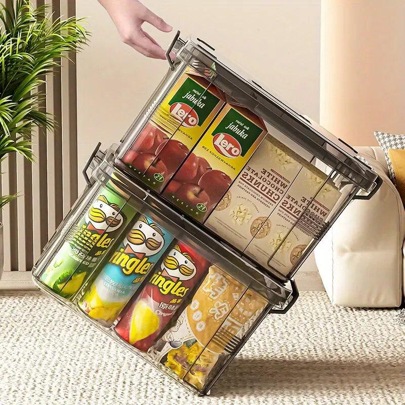 Product Introduction of Double-Layer Clear Waterproof  Box with Black Handle - Ideal Pill Organizer for Home, Bedroom desk , and Emergency Supplies   Plastic, Transparent, Compartment, Container, Household, lightweight, Multicolour storage bags 22