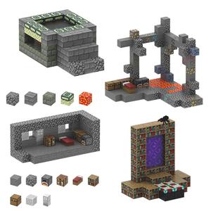 Creative Build My World Building Block Toy, 1 Box STEM Sensory Building Block Toy Set, Famous Street View Pixel Model Decoration, Class Educational Gift for Boys and Girls