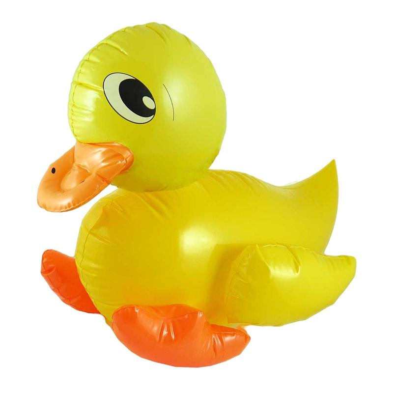 Inflatable 42cm Duck Pool Float – Fun Party Prop for Kids & Adults – Cute Photo Booth Accessory, Paddling Pool Toy– Perfect for Birthdays, Summer Parties & Themed Events 0