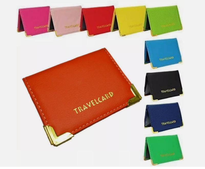 New PU Leather Travel Bus Rail Pass Card Holder Oyster Cover Case Holder WalletHISTORY 4