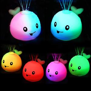 Whale Design Baby Bath Toy, 1 Count Automatic Sensor Spray Water Toy, Light Up Bathtub Toy, Waterproof Shower Toy for Toddlers, Birthday Gift