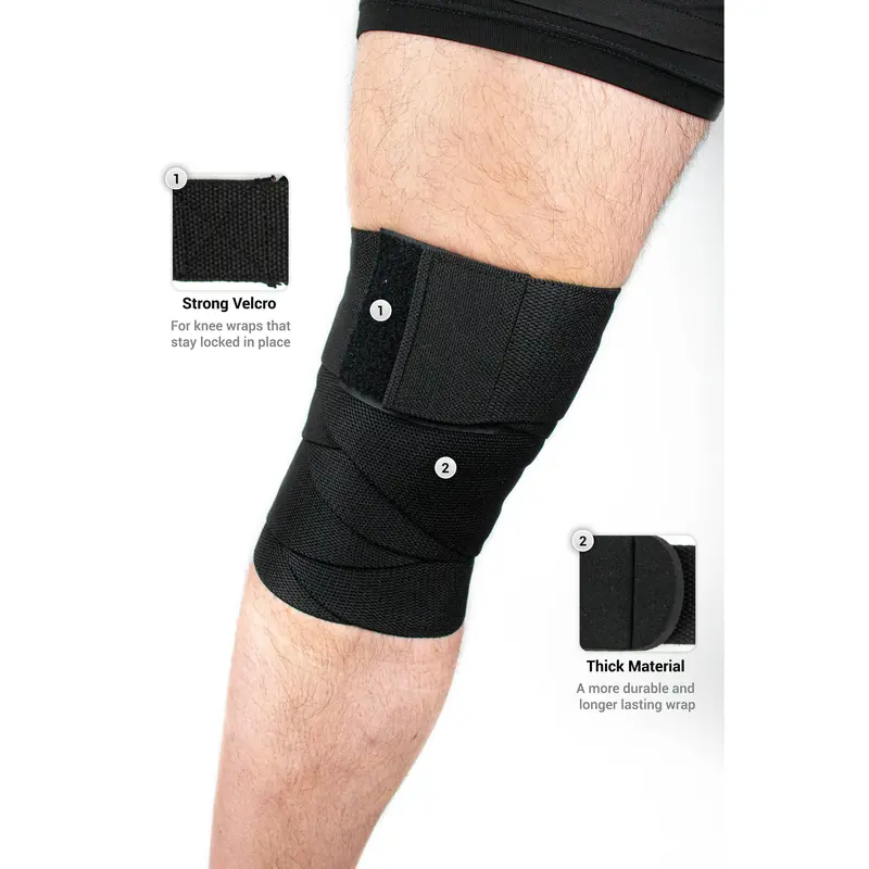 Knee Wraps Pair 2