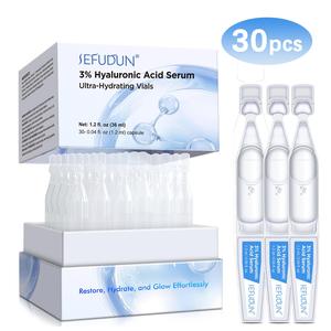 3% Hyaluronic Acid Hydrate Serum, 30/60pcs Moisturizing Facial Skin Care Serum, Hydrating Facial Serum Moisturizer, Deep Moisturizing Skin Care Product for Women & Men, Moisture, Instant Hydrating Essence, Hydrating Face Serum