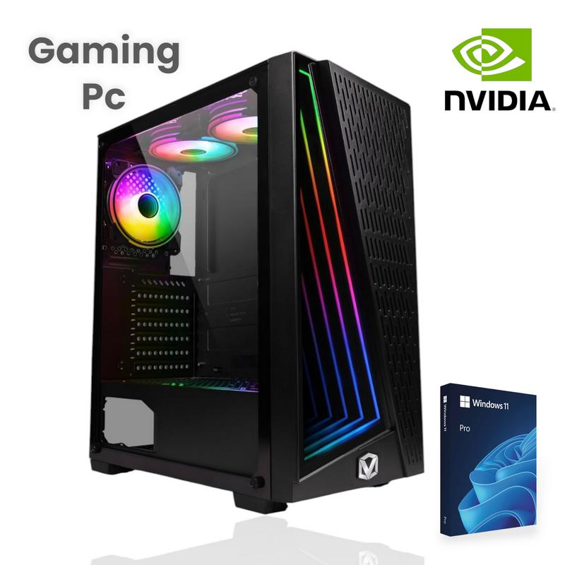 Gaming PC Ryzen 5 5500, RTX 3050, 16GB RAM, 1TB SSD, ARGB Cooler High-Performence 0