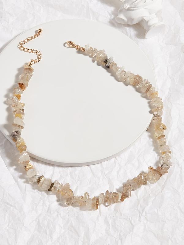 ROMWE Stone Beaded Necklace for Women - Fashion Accessory 5
