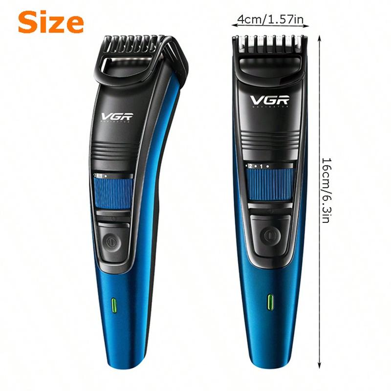 Product Introduction of Men's Beard Trimmer, Cordless Facial Hair Trimmer, Adjustable Length Settings, Rechargeable Beard & Mustache Trimmer 7
