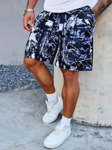 Men's Floral Print Beach Shorts, Loose Casual Quick Drying Shorts for Summer, Men's Bottoms for Beach Vacation