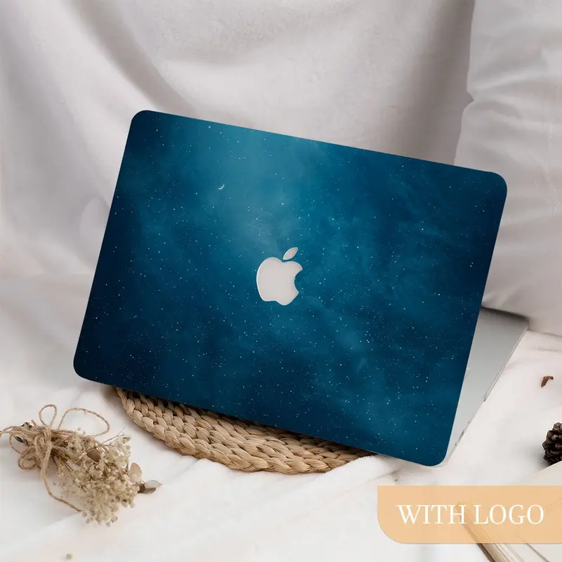 Starry Night Moon Blue MacBook Case Hard Protective Laptop Cover for MacBook Air 15/13/11 Inch Macbook Pro 13/14/15/16 M1 M2 M3 2022-2024 1