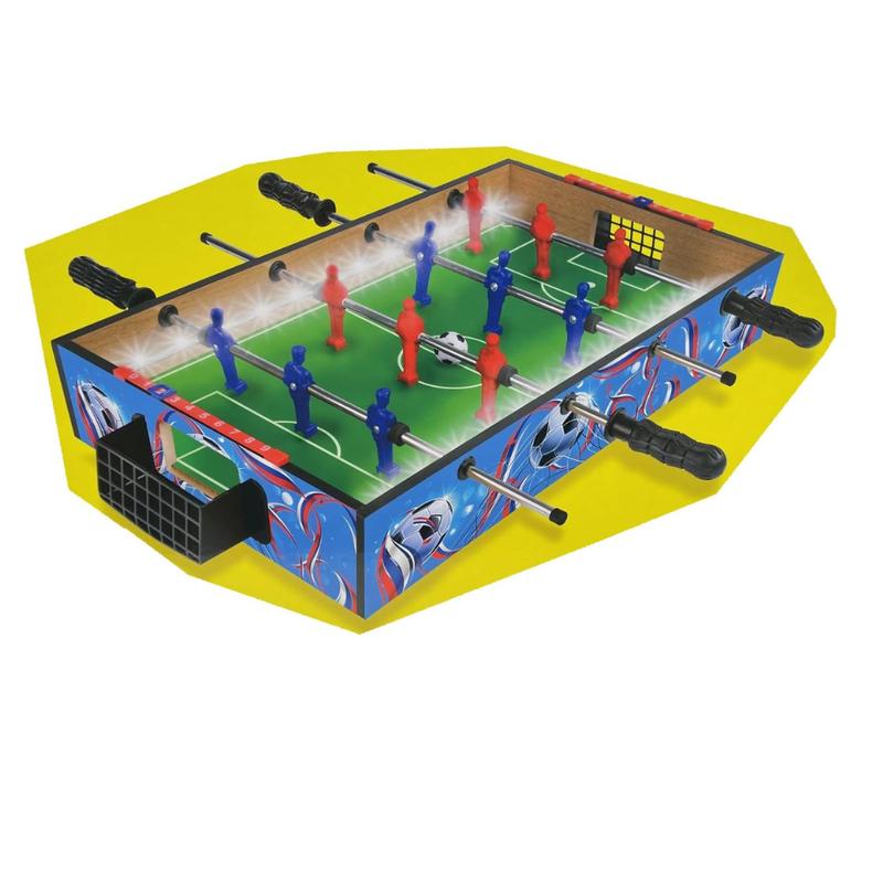 Football Light Up Arcade LED Table-Top Game, 4 Game Bars With Handles + 12 Players + 2 Footballs & More 4