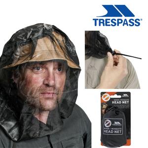 Trespass Mosquito Head Net Mesh Travel Face Protector Insect Midges Camping Cove