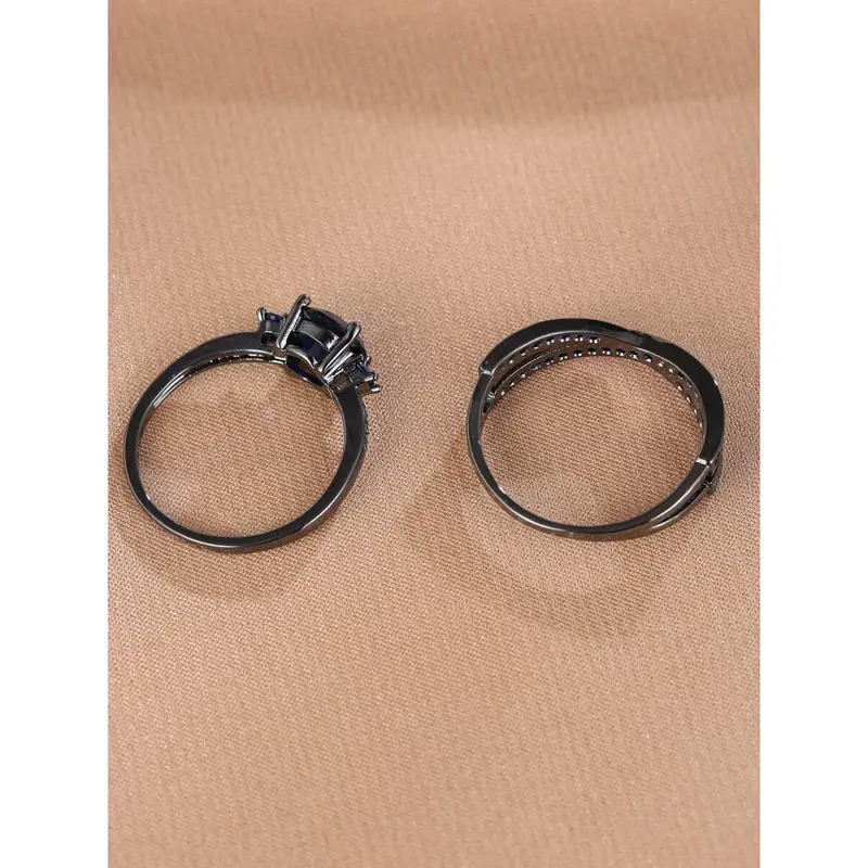 2pcs Ring Set – Elegant Inspired Women’s Fashion Jewelry 5