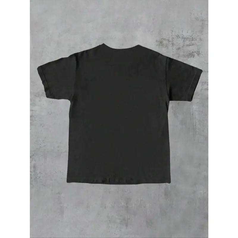 Men's Regular Fit Letter & Cat Print Round Neck Tee, Street Fashion Casual Short Sleeve T-shirt for Daily Wear, Menswear for Summer 1