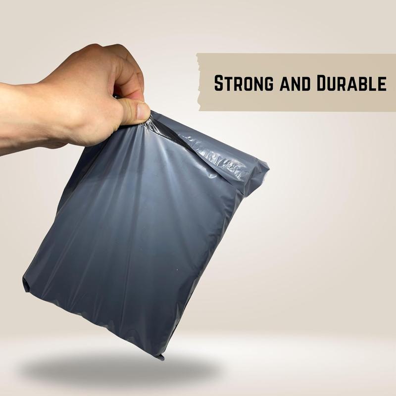 Product Introduction of 60 Mixed Size Self-Seal Mailer Bags | Tamper-Proof Plastic Packaging for Mailing, Postage, Shipping & Delivery | Grey (4 Sizes | Small to Large | 15 each) 7