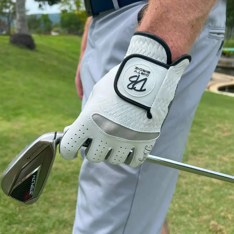 Cabretta Leather Golf Glove For Men - All Weather Grip 2