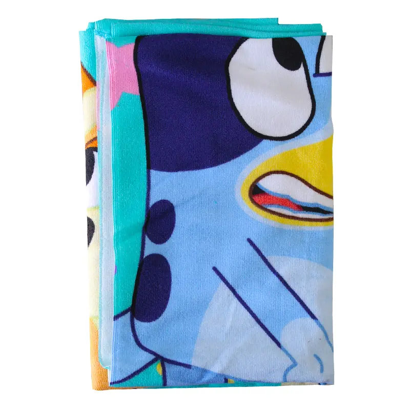 Kids Boys Girls Bluey Bingo Microfibre Beach Towel 70 x 140cm 4