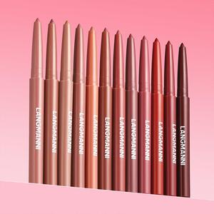 Long Lasting Matte Lip Liner Set, 6 Counts/set Moisturizing Lip Liner Pencil, Easy Coloring Lipstick Pen, Suitable for All Occasions Lip Makeup, Cosmetic, Lip Liner Stain