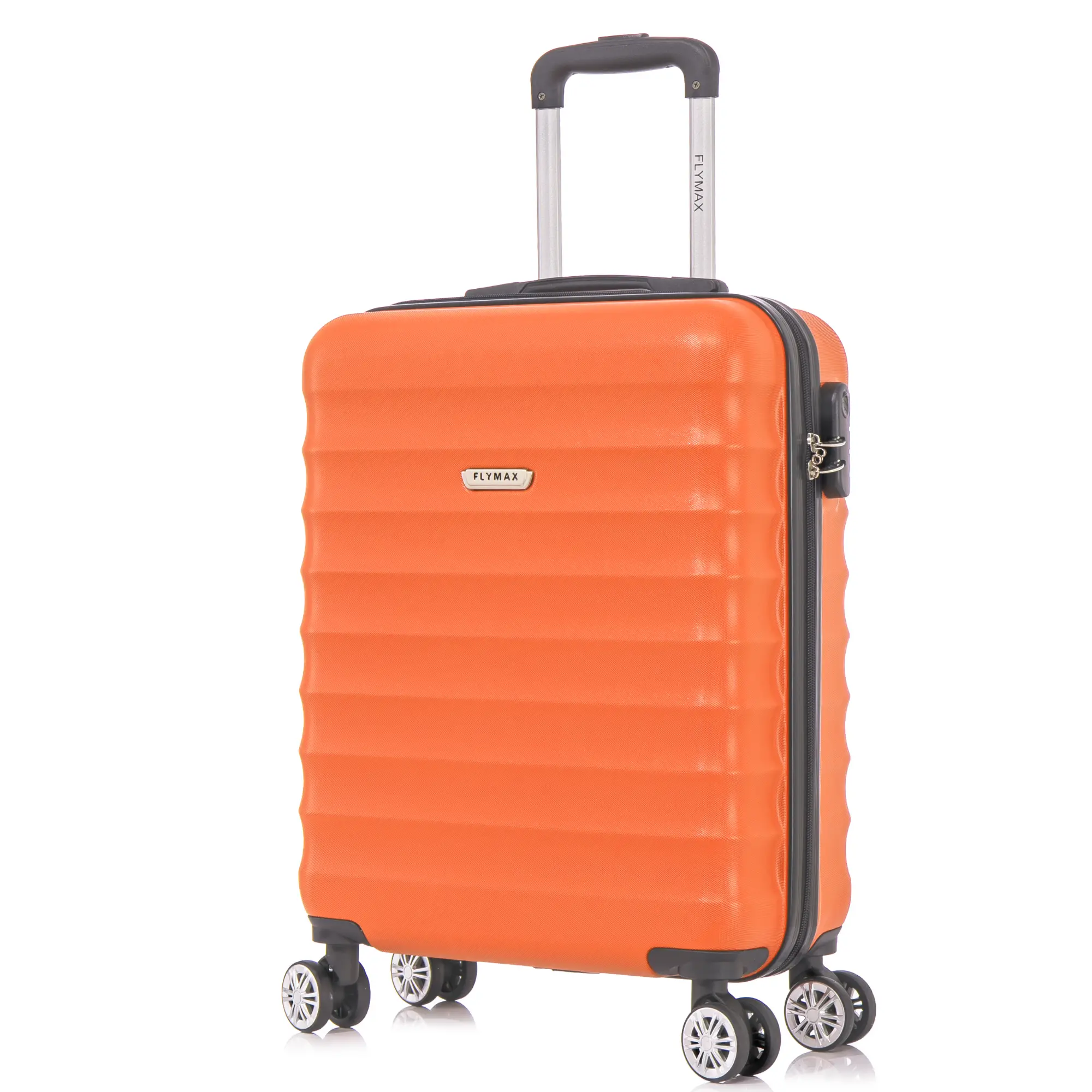 Flymax Oslo Glide 55x40x20 Cabin Suitcase - 4 Wheel Super Lightweight Cabin Luggage