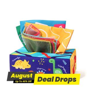 Tissue Box Sensory Toy, Colorful Multipurpose Crinkle Tissue Sensory Toy, Comfort Toy, Birthday Gift, Comfort Toy