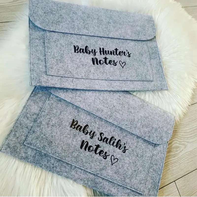 Baby notes folder