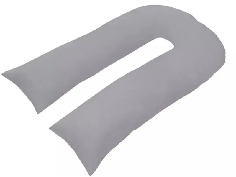 U-Shaped Full Body Pillowcase - 9FT/12FT Pregnancy Support Comfort - Soft Cover 3