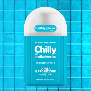 Chilly Intimate Wash Gel 200ml - Feminine Antibacterial pH5 Daily Gentle - Intimate Hygiene - Igiene Femminile Intima - Comfort Cleansing Sensitive Cleanser