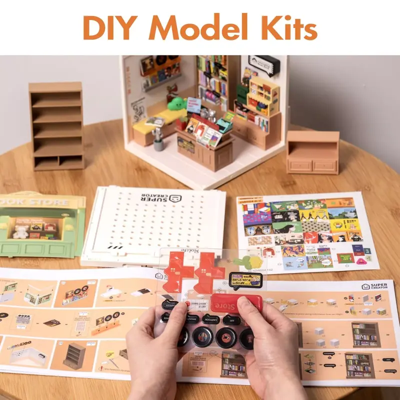 Rolife Minature Dollhouse Super Store Series 3D DIY Plastic House 1:24 for Gifts 4