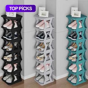 Vertical Shoe Rack, Shoe Rack Tower, 1 Count Multi-layer Modern Shoe Organizer Shelf for Small Spaces, Easy Installation Removable Shoe Storage Rack for Entryway, Closet, Corner, Doorway, Footwear Organization #TOP PICKS