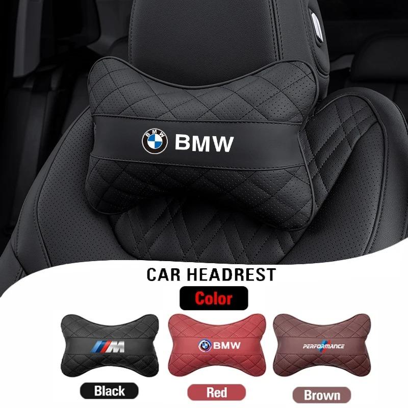 1 pcs Car Accessories Seat Headrest Neck Pillow For BMW i8 Z4 Z8 X1 X2 X3 X5 X4 X6 X7 G30 G20 G32 G11 G12 F40 F30 F20 F10 F34 F07 F44 0