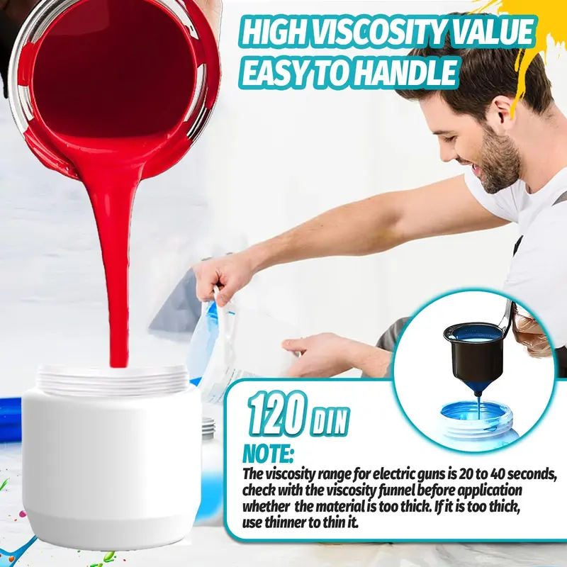 (Free shipping for a limited time)Cordless Paint Sprayer Compatible with Makita 18V Battery, 1000ml Fence Paint Sprayer with 3 Nozzles, Cordless Spray Gun Paint Sprayers for Painting Walls Ceilings Furniture Garden Fencev 5
