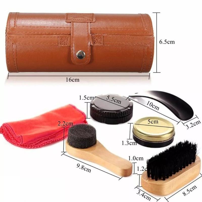 Product Introduction of Shoe Cleaning Care Kit Set for Black & Brown Leather Shoes with Polish Brushes & Travel Case | Shine & Protect Footwear | Compact Shoe Polish Set for Men Women | Perfect for Travel, Office, Gifts | Autumn Winter Shoe Care Kit Essentials UK 0