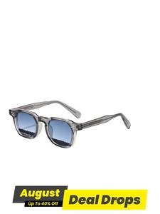 Unisex Vintage Tinted Lens Modern Frames Sunglasses, Lightweight Durable Sunglasses, Trendy Casual Minimalist Sunglasses for Travel Use, Fashion Accessories