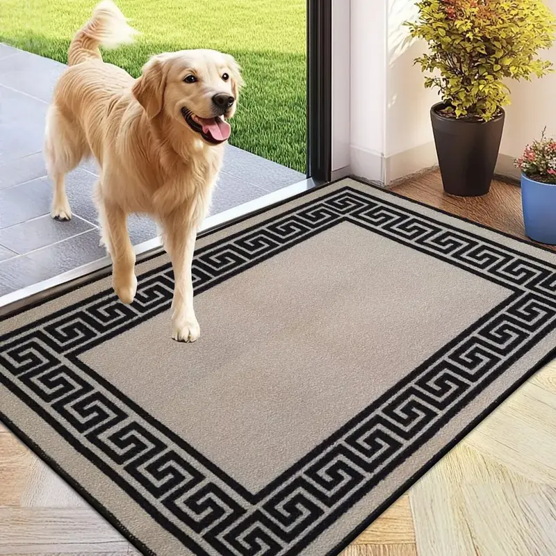 New Greeky Rug Carpet Runners for Hallways Non-Slip Long & Wide Heavy-Duty Plain Super Absorbent Indoor Stair Carpet and Kitchen Anti-slip Floor Mats -Bathroom Rug Bath Mat 4